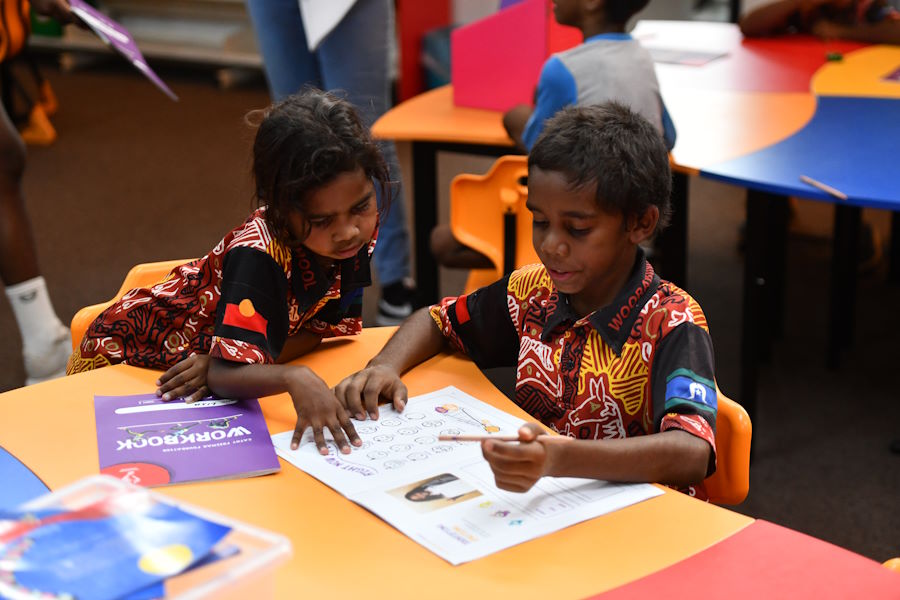 Aboriginal students reading